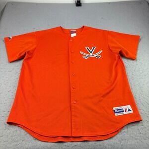Virginia Cavaliers Jersey Mens 2XL Baseball Majestic Embroidered Vintage USA 90s